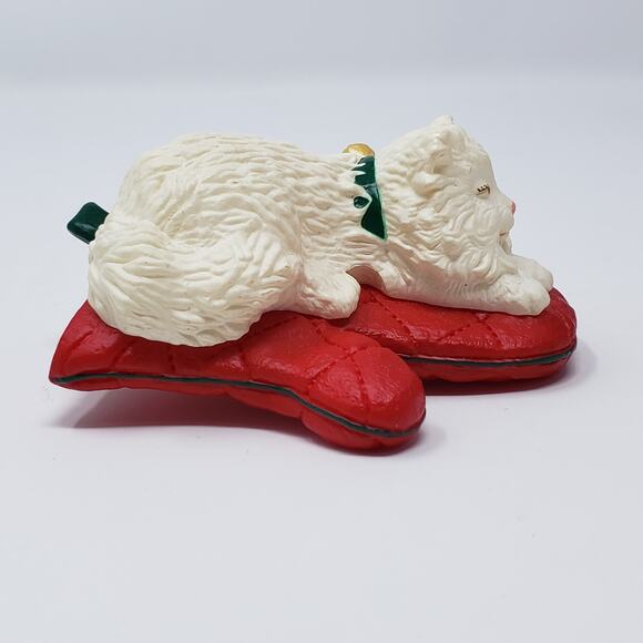 1995 Hallmark Cat Naps #2 Handcrafted Keepsake Clip-On Holiday Ornament - Picture 5 of 9